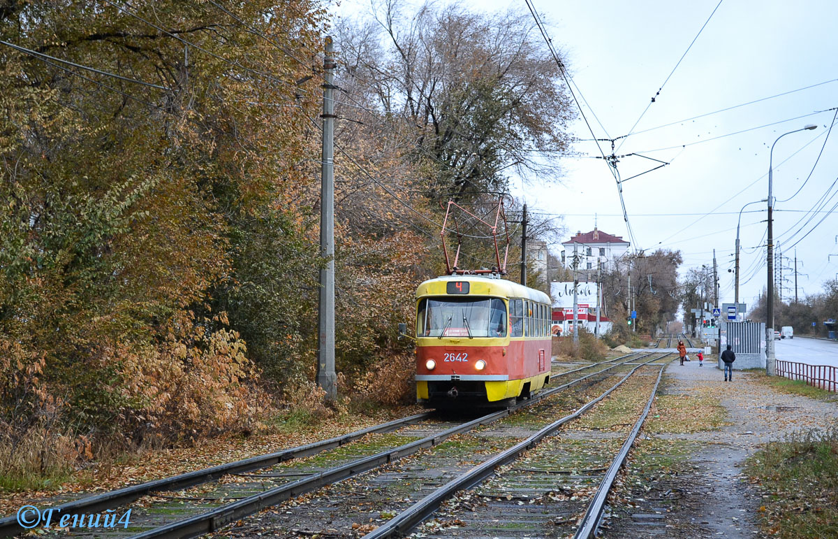 Волгоград, Tatra T3SU (двухдверная) № 2642