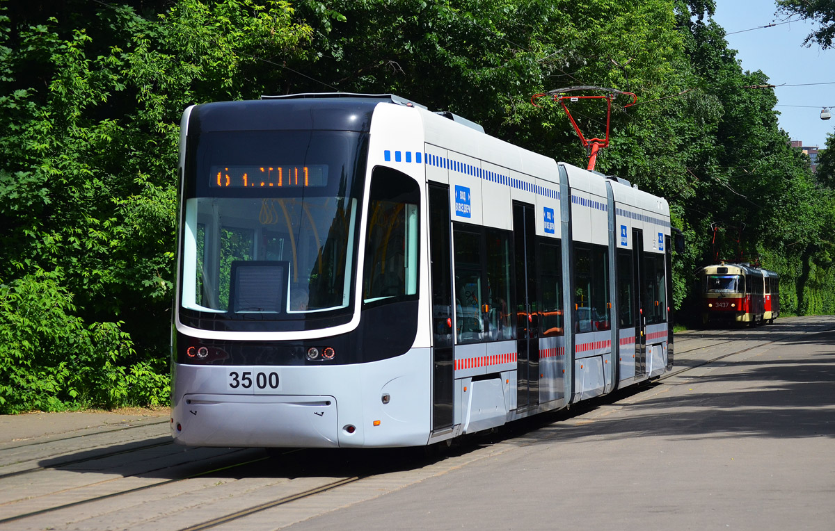 Москва, 71-414 (Pesa Fokstrot) № 3500