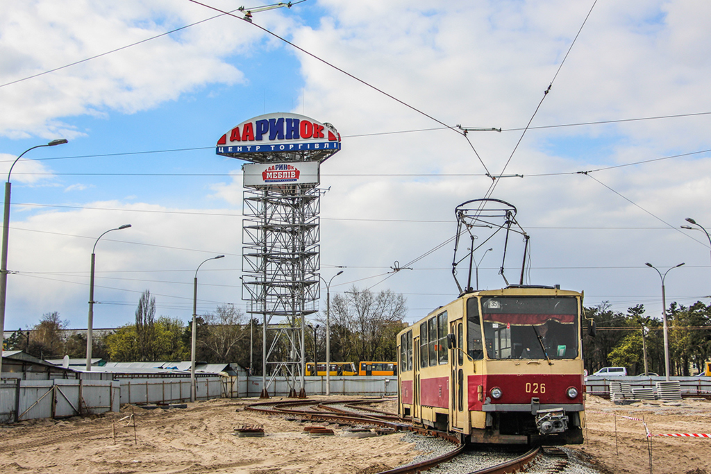 Киев, Tatra T6B5SU № 026