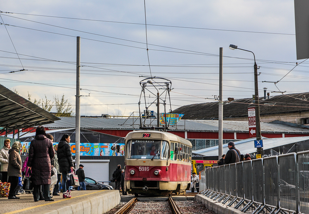 Киев, Tatra T3P № 5916