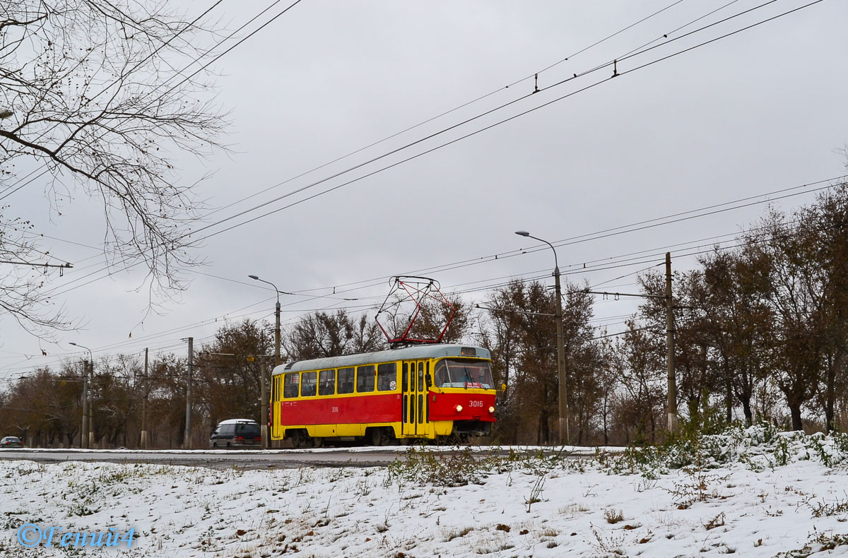 Volgograd, Tatra T3SU (2-door) č. 3016