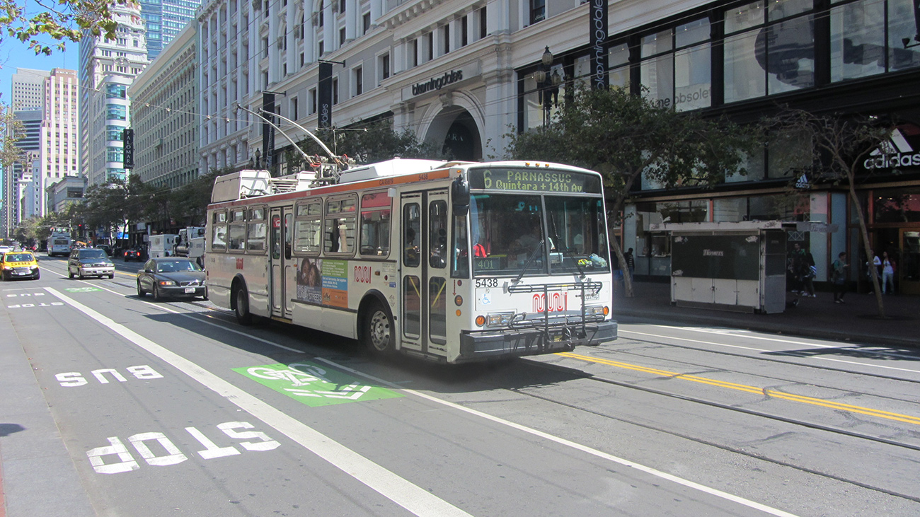 Сан-Франциско, область залива, Škoda 14TrSF № 5438