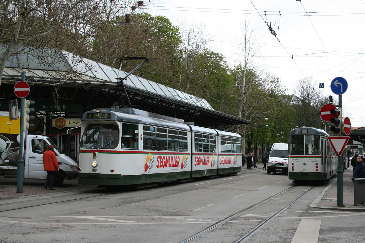 Аугсбург, MAN GT8 № 810; Аугсбург, MAN GT8 № 801