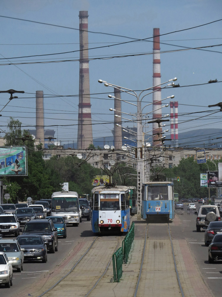 Усть-Каменогорск, 71-605 (КТМ-5М3) № 70; Усть-Каменогорск, 71-605 (КТМ-5М3) № 73