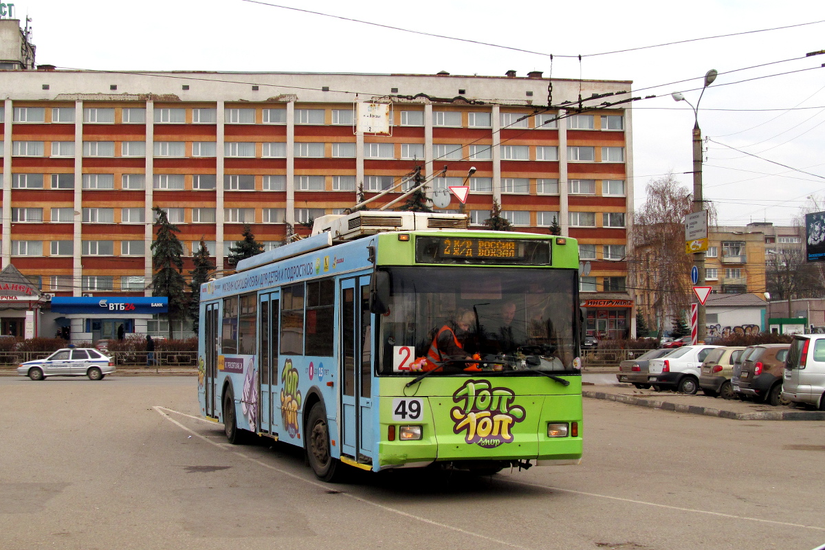 Tver, Trolza-5275.05 “Optima” № 49; Tver — Trolleybus terminals and turning rings