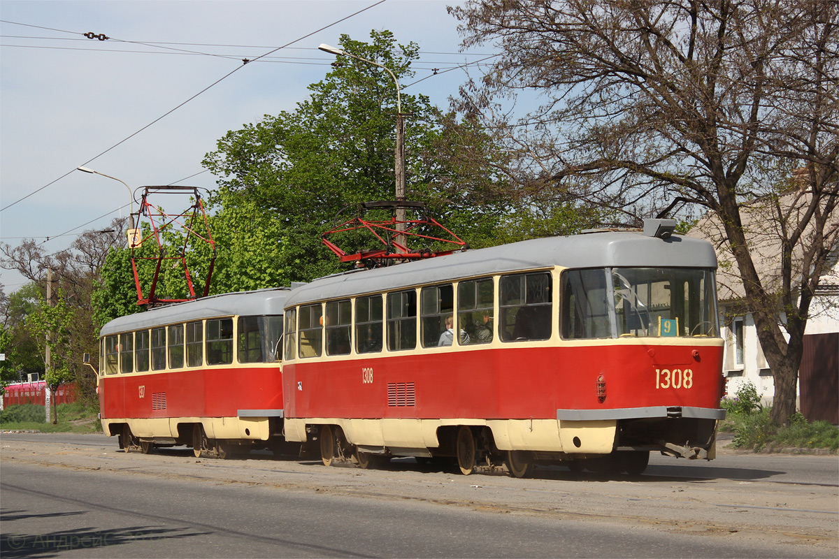 Днепр, Tatra T3SU № 1308