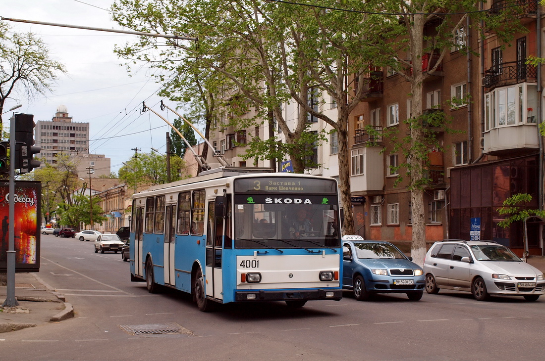 Одесса, Škoda 14Tr17/6M № 4001