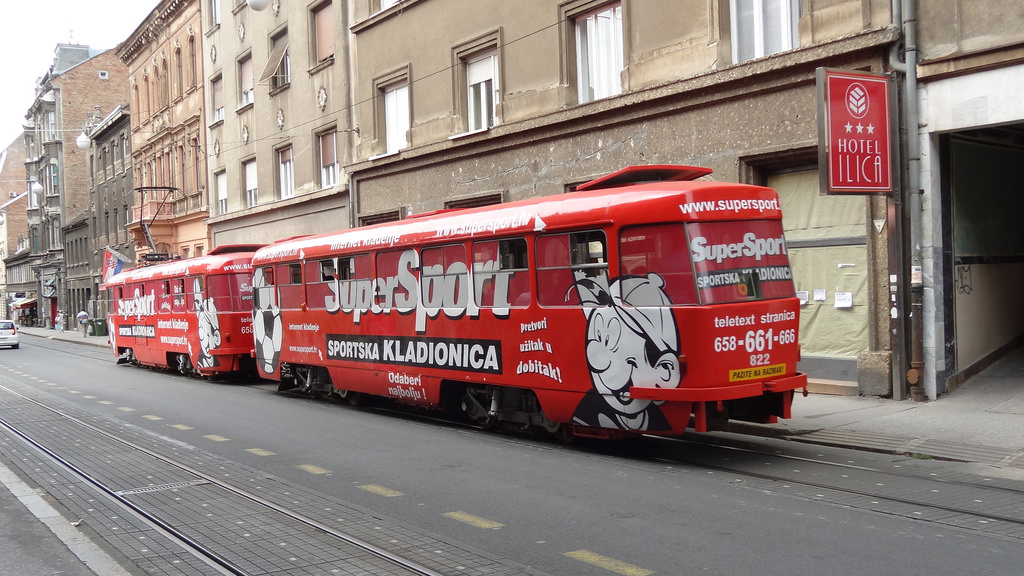 Загреб, Tatra B4YU № 822