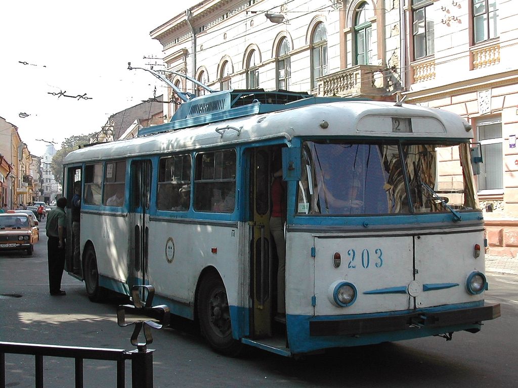 Черновцы, Škoda 9TrH25 № 203