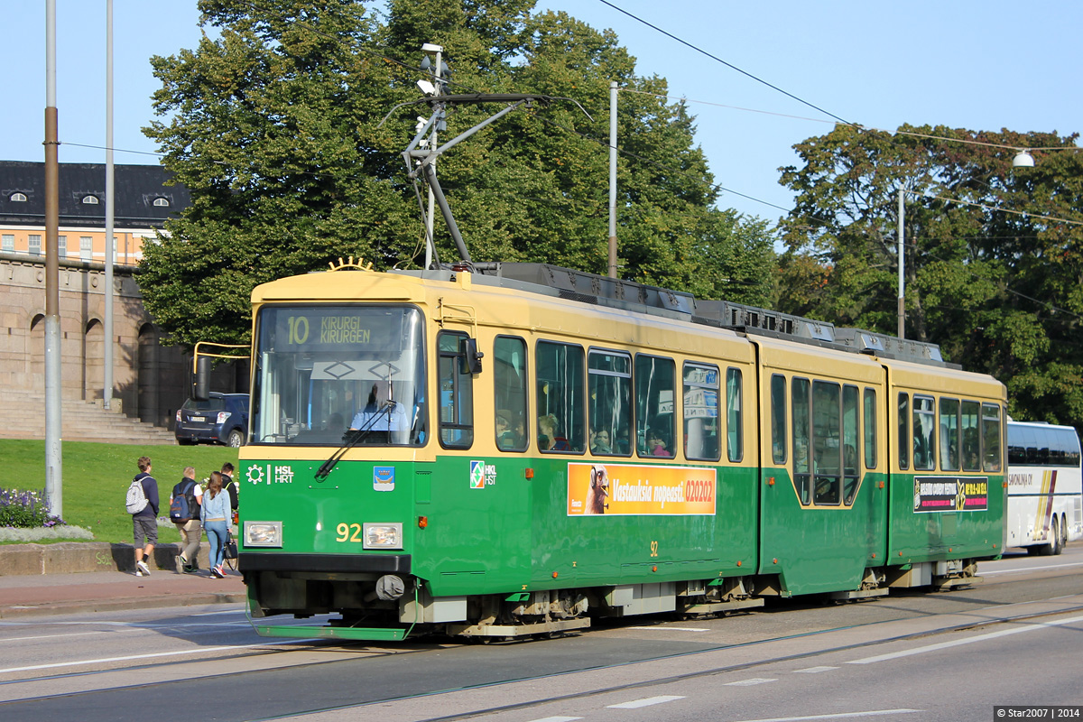 ჰელსინკი — ესპუო, Valmet MLNRV2 № 92