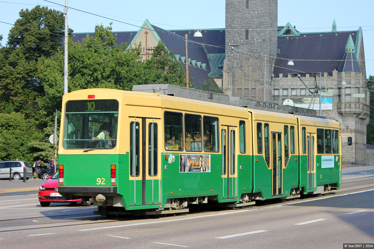 Хельсинки — Эспоо, Valmet MLNRV2 № 92