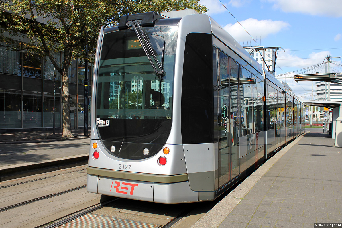 Роттердам, Alstom Citadis 302 № 2127