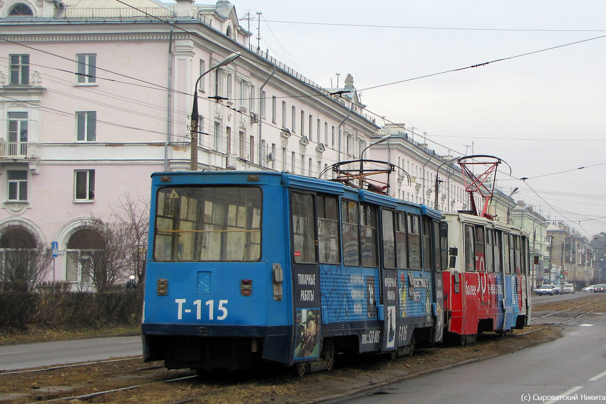 Ангарск, 71-605 (КТМ-5М3) № 115; Ангарск, 71-605 (КТМ-5М3) № 117