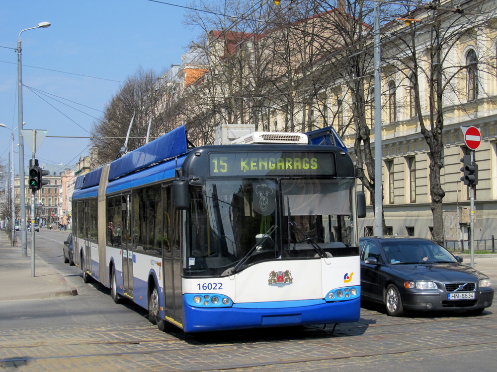 Рига, Solaris Trollino II 18 Ganz № 16022