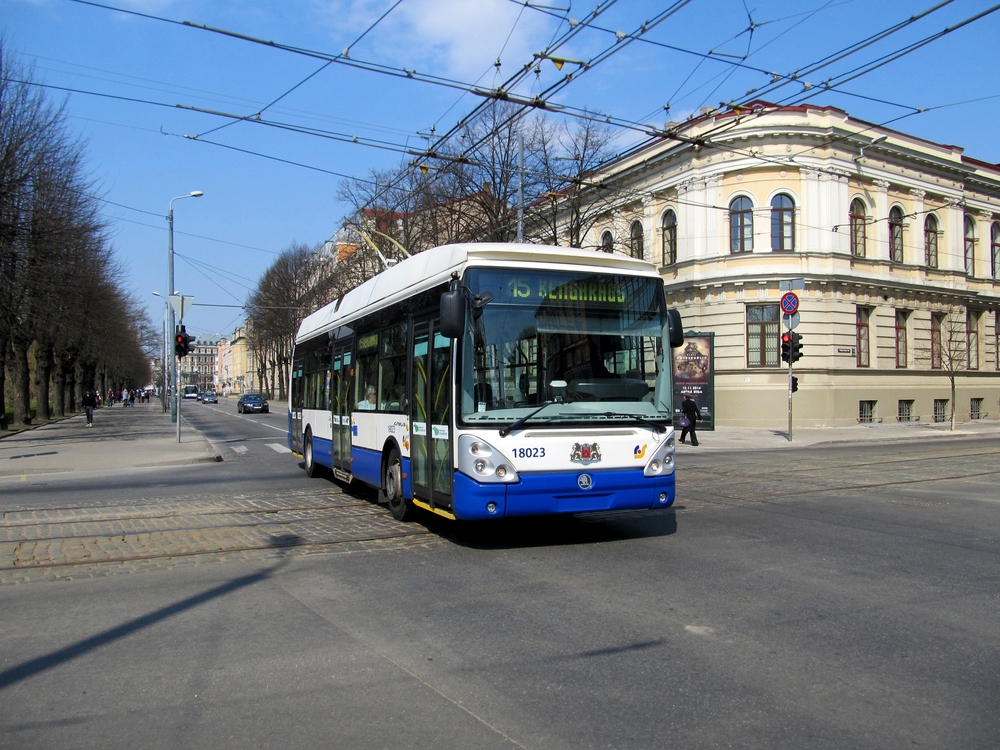 Riga, Škoda 24Tr Irisbus Citelis Br. 18023