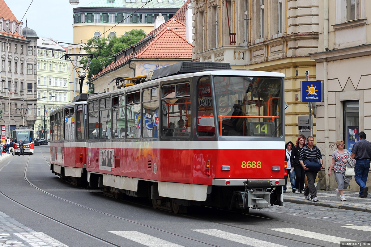 Прага, Tatra T6A5 № 8688