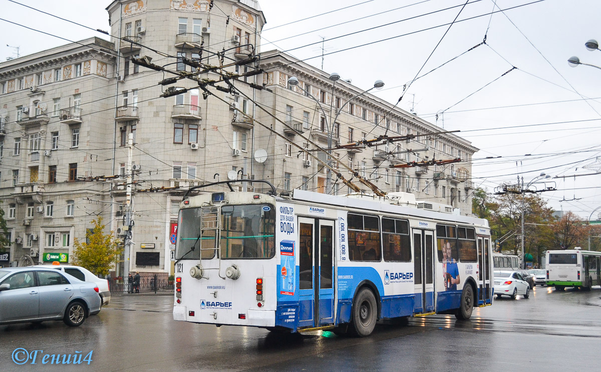 Ростов-на-Дону, ЗиУ-682Г-016.02 (с широкой 1-й дверью) № 321