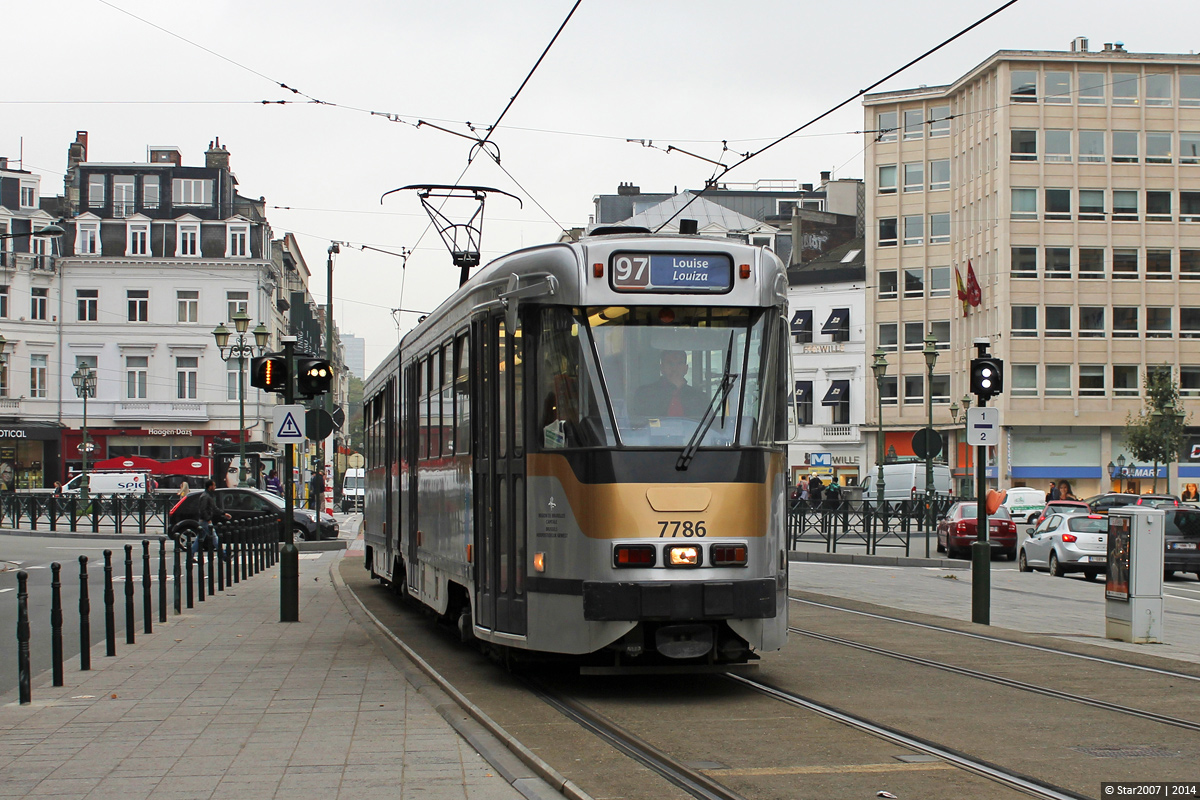 Брюссель, BN PCC серия 7700 № 7786