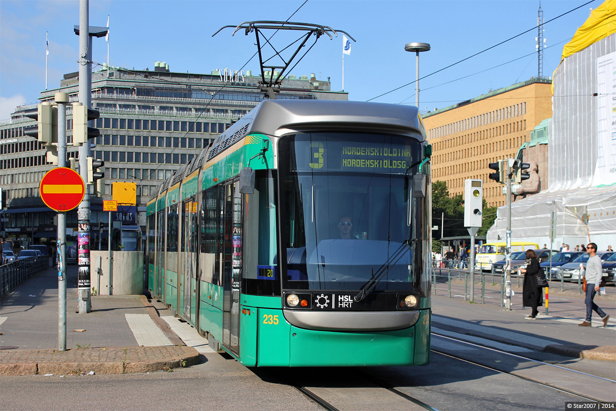 Helsinki — Espoo, Bombardier Variotram MLRV2 — 235 Helsinki — Espoo, Bombardier Variotram MLRV2 — 235