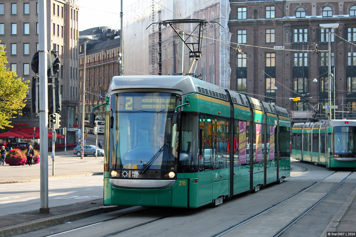 Хельсинки — Эспоо, Bombardier Variotram MLRV1 № 216