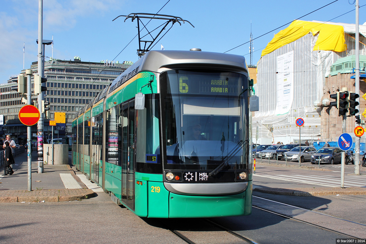 ჰელსინკი — ესპუო, Bombardier Variotram MLRV1 № 219