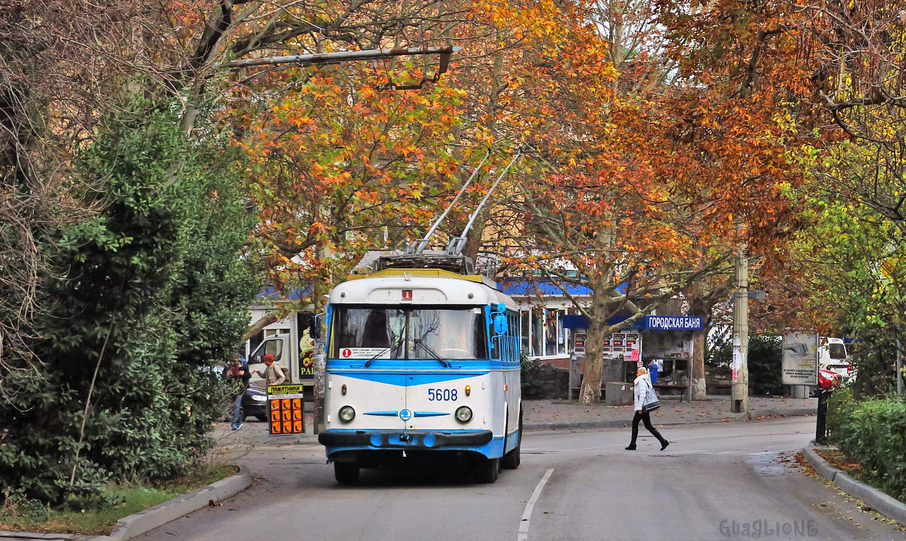 Крымский троллейбус, Škoda 9Tr24 № 5608