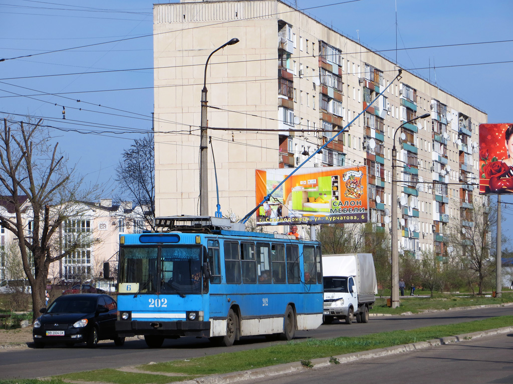 Северскодонецк, ЮМЗ Т1Р (Т2П) № 202