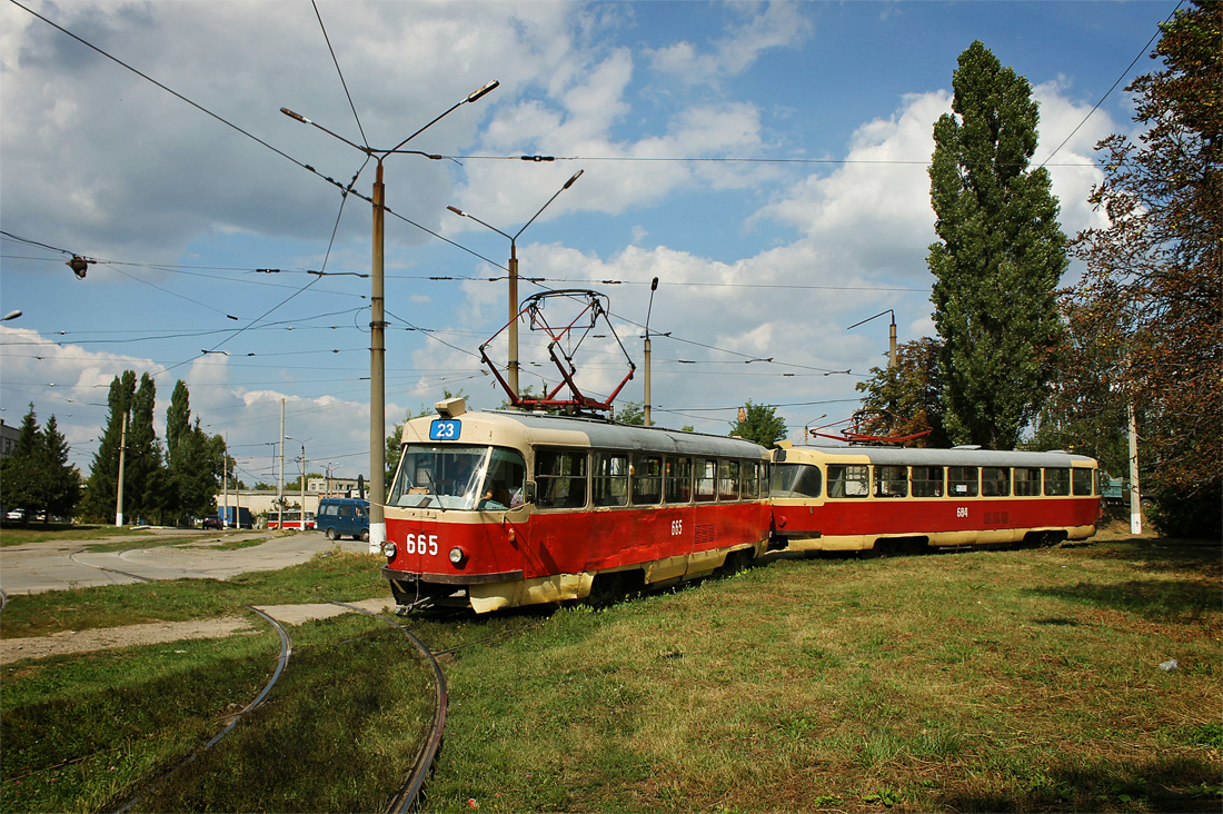 Харьков, Tatra T3SU № 665