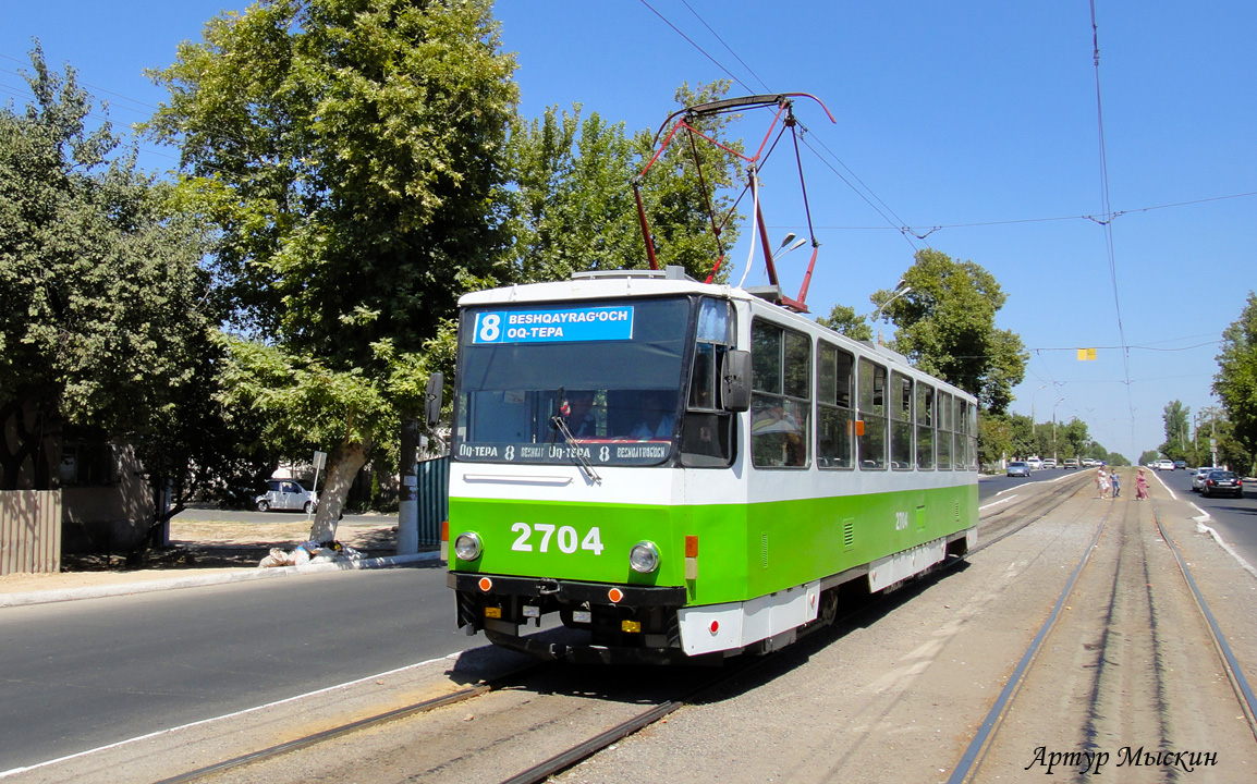 Ташкент, Tatra T6B5SU № 2704