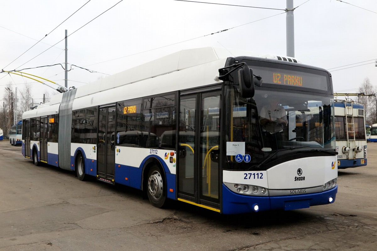 Рига, Škoda 27Tr Solaris III № 27112