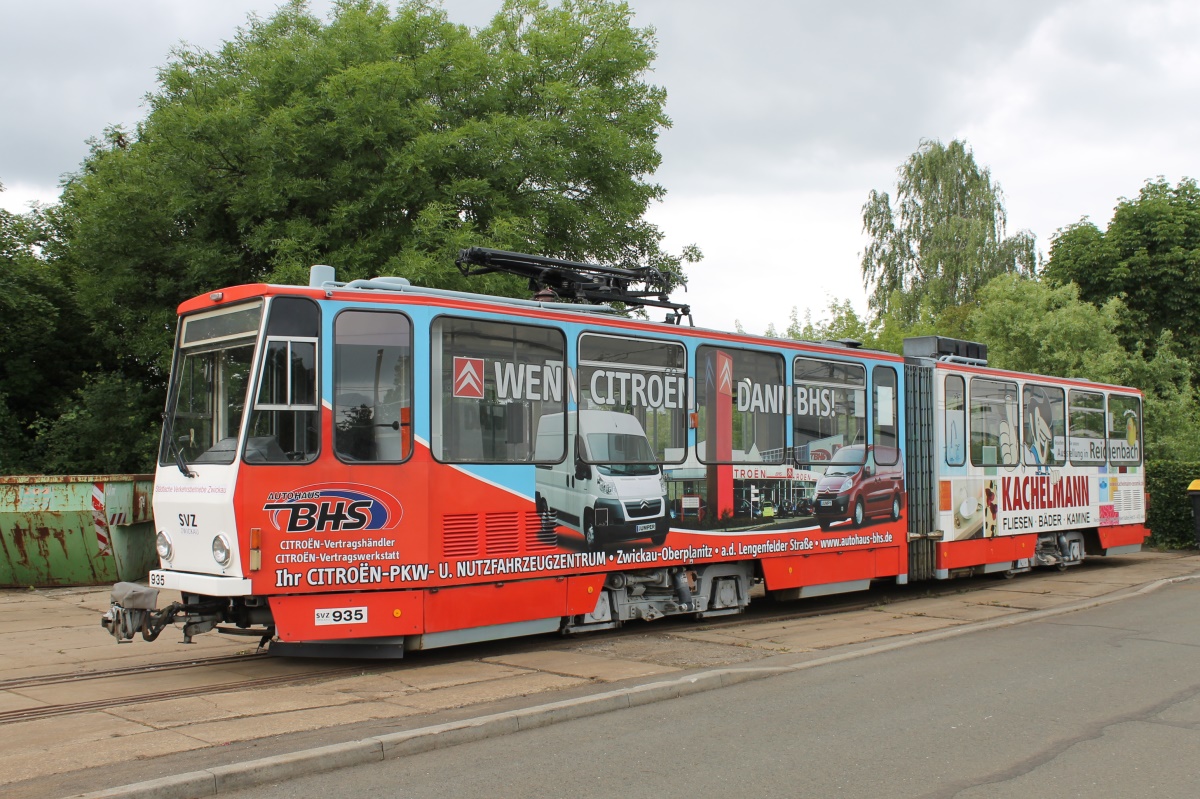 Цвиккау, Tatra KT4DMC № 935
