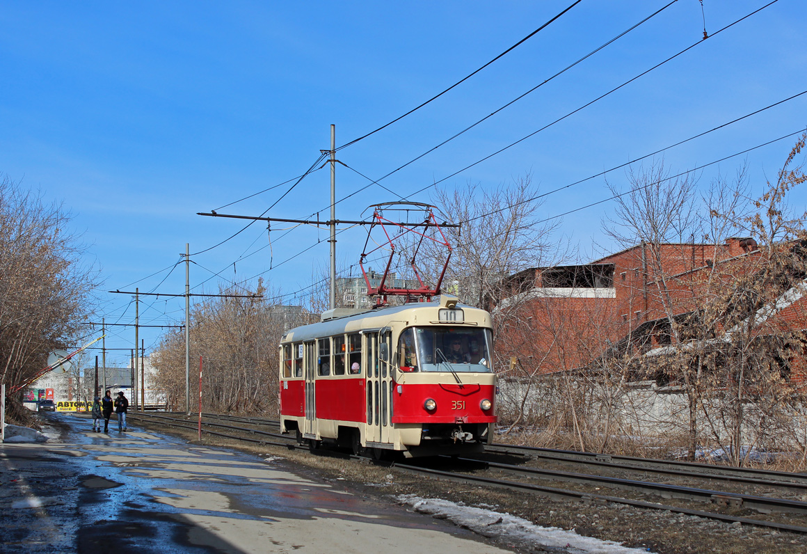 Екатеринбург, Tatra T3SU № 351