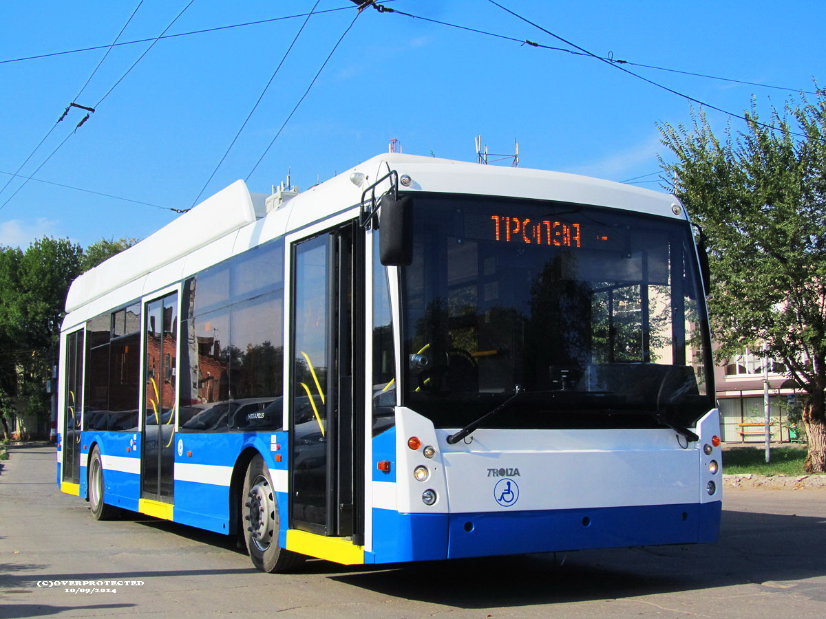 Stavropol, Trolza-5265.00 “Megapolis” č. 255; Engels — New and experienced trolleybuses ZAO "Trolza"; Saratov — «Technoexpo-2014»