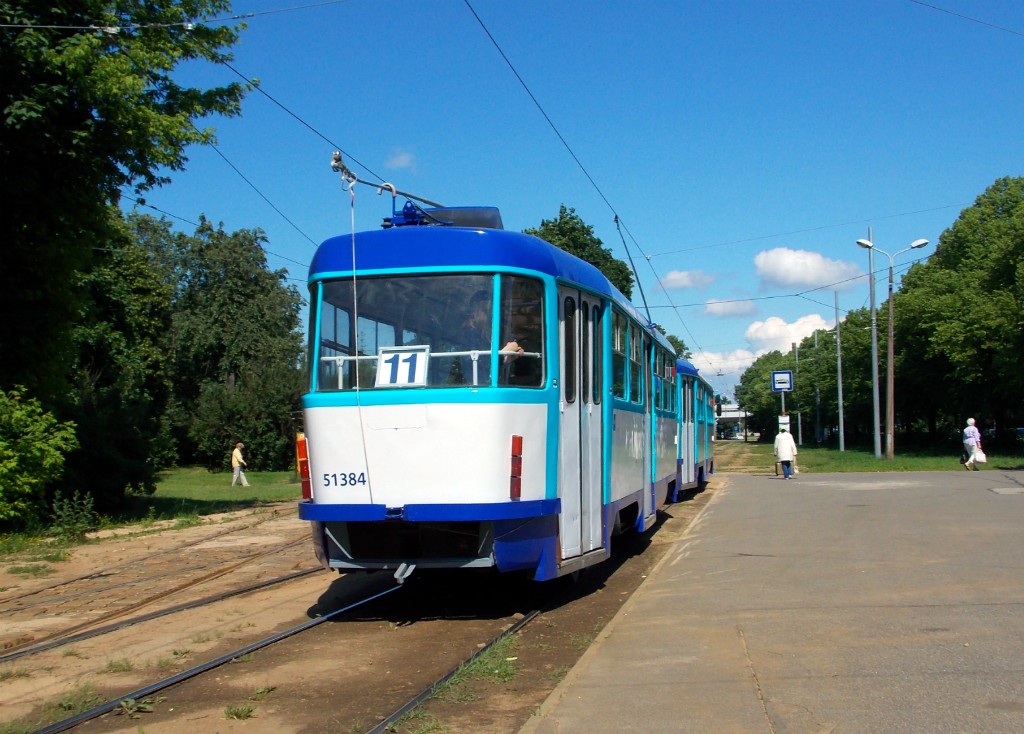 Рига, Tatra T3A № 51384
