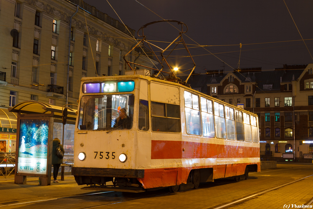 Санкт-Петербург, ЛМ-68М № 7535 Санкт-Петербург, ЛМ-68М № 7535