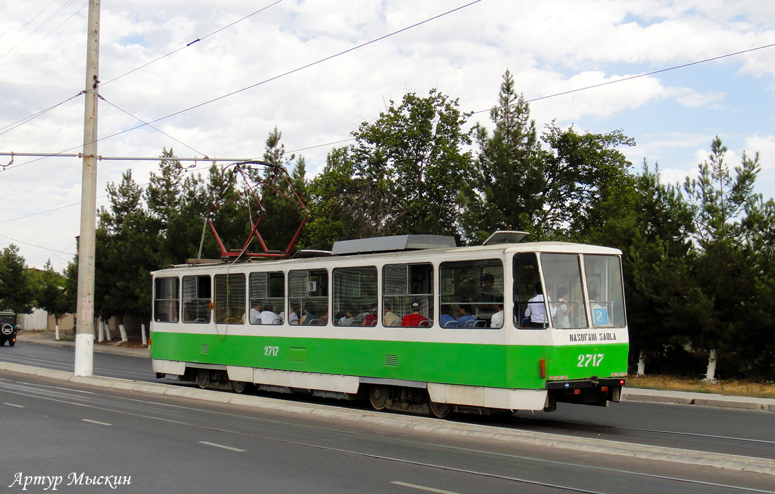 Ташкент, Tatra T6B5SU № 2717
