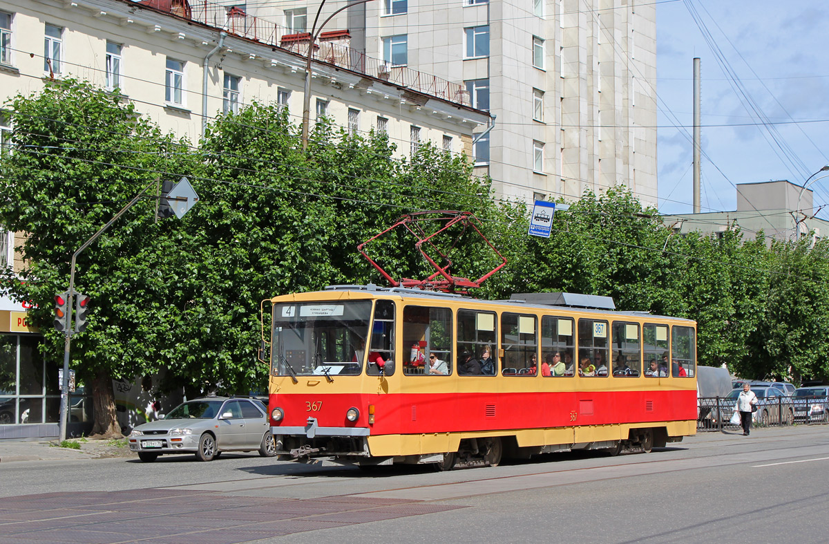 Екатеринбург, Tatra T6B5SU № 367