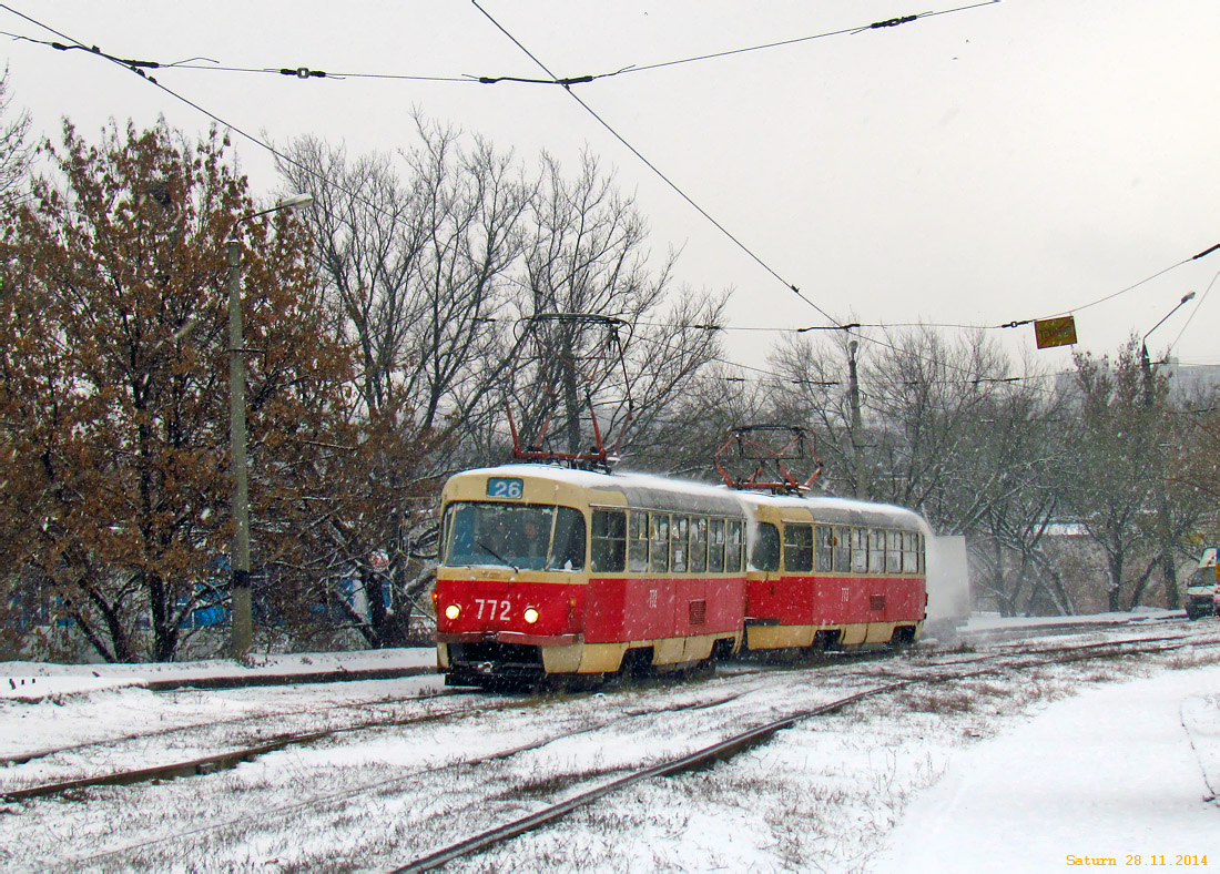 Харьков, Tatra T3SU № 772