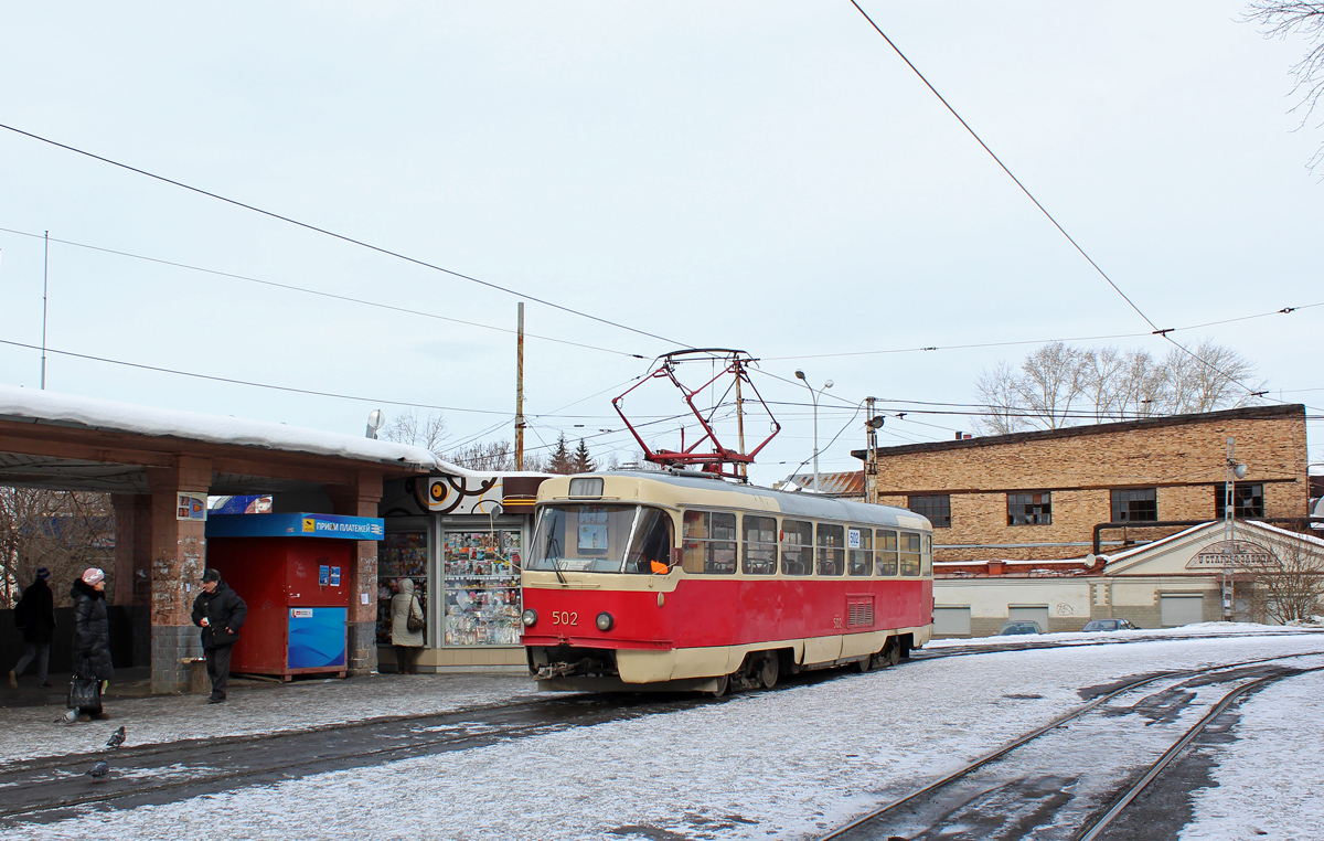 Екатеринбург, Tatra T3SU (двухдверная) № 502