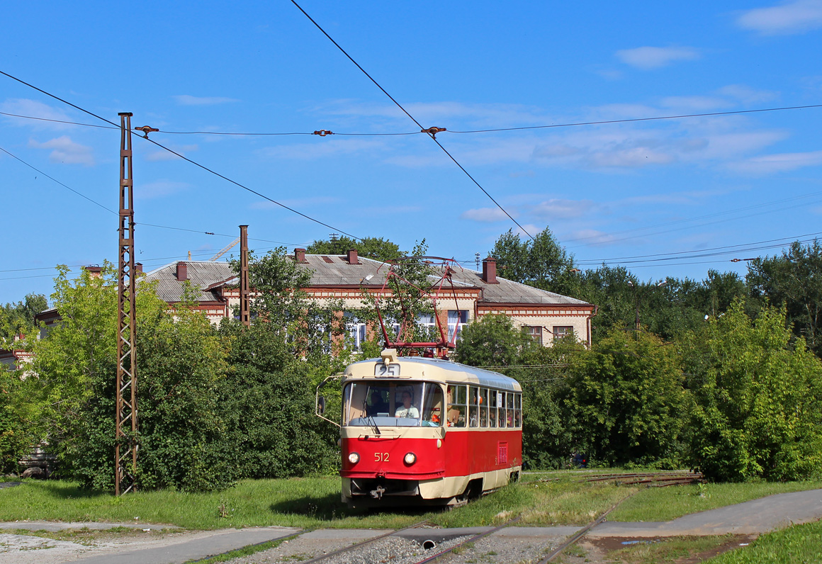 Екатеринбург, Tatra T3SU (двухдверная) № 512