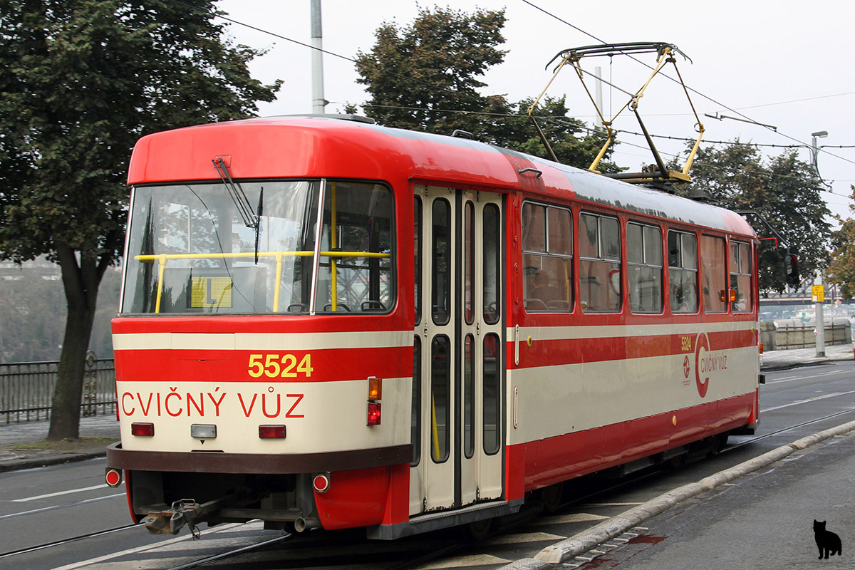 Прага, Tatra T3R.P № 5524