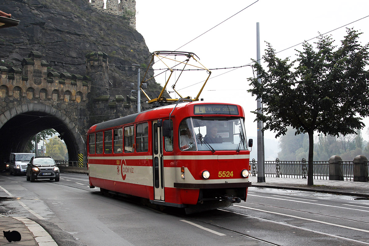 Прага, Tatra T3R.P № 5524