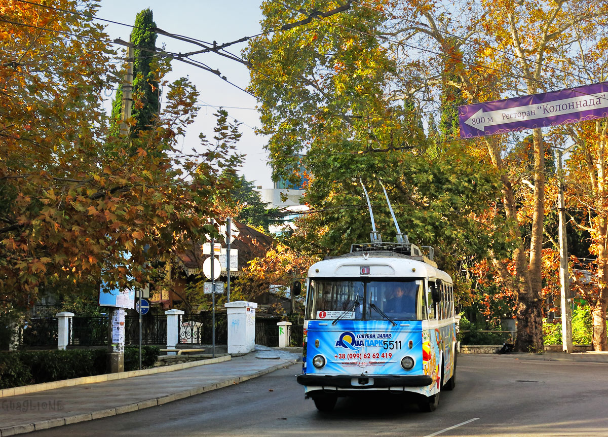 Крымский троллейбус, Škoda 9Tr19 № 5511