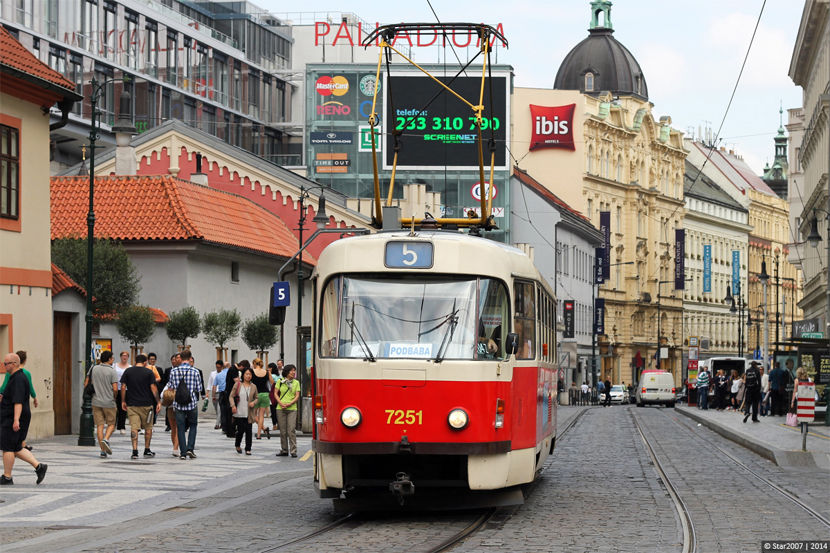 Прага, Tatra T3SUCS № 7251