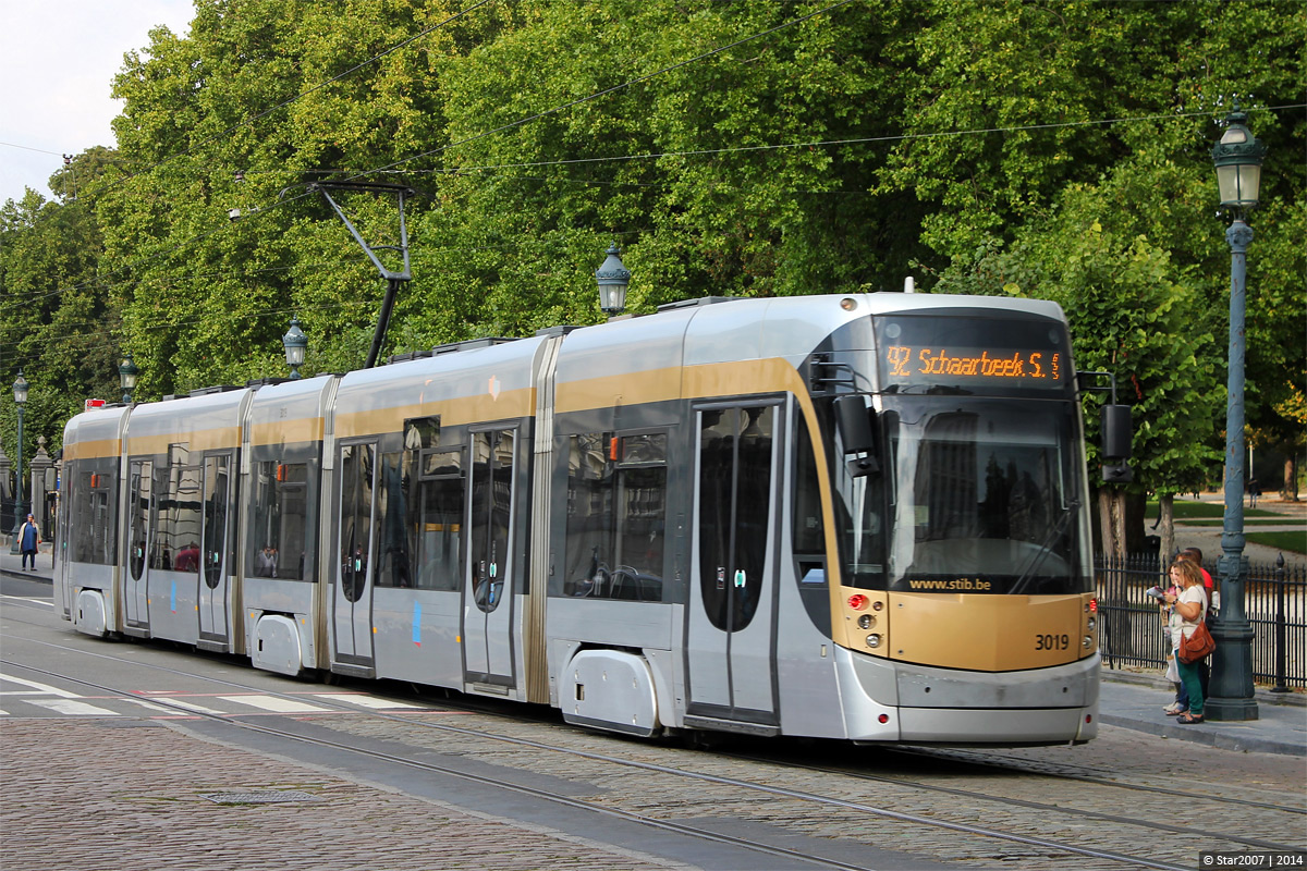 Брюссель, Bombardier T3000 № 3019