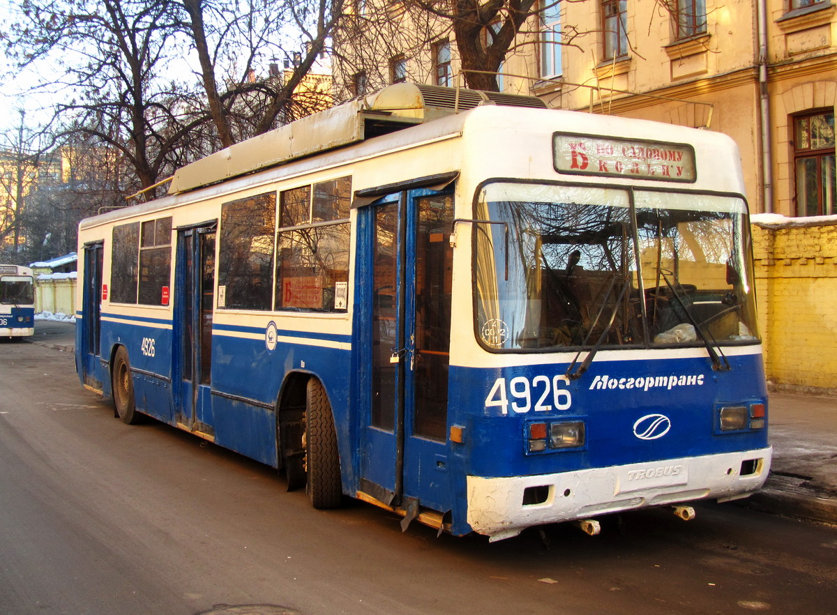 Москва, БТЗ-52761Р № 4926