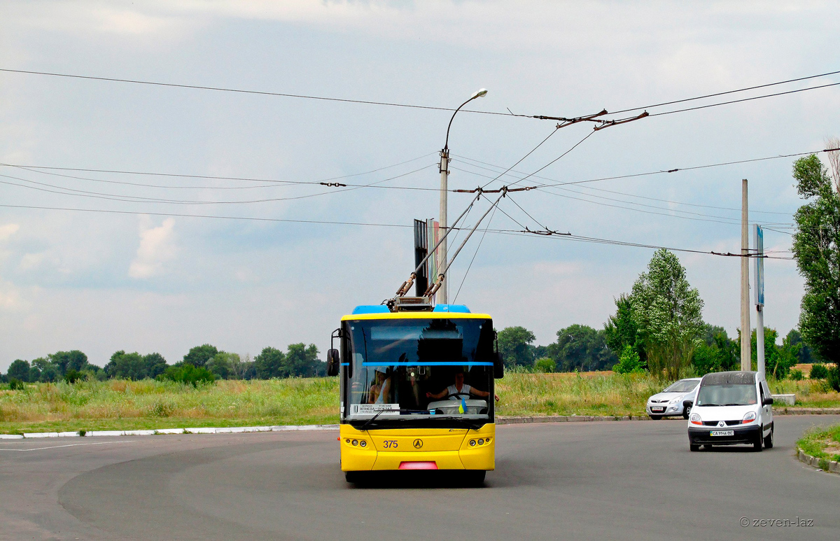 Черкассы, ЛАЗ E183D1 № 375