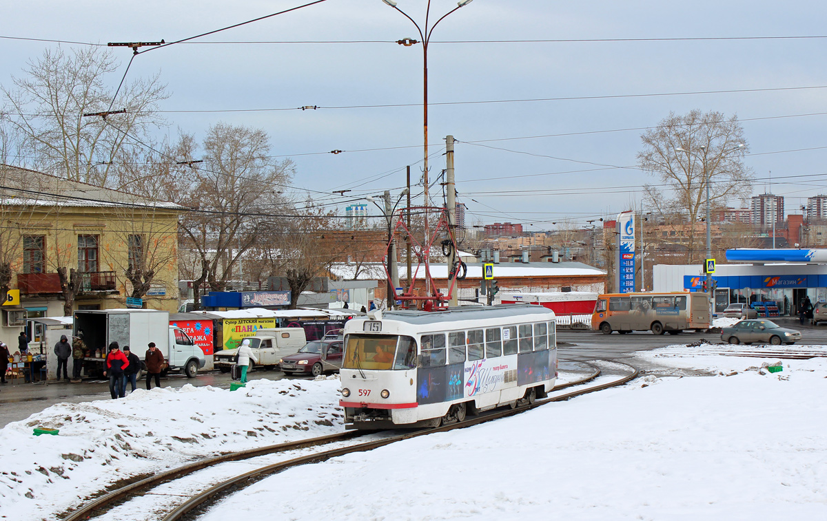 Екатеринбург, Tatra T3SU № 597