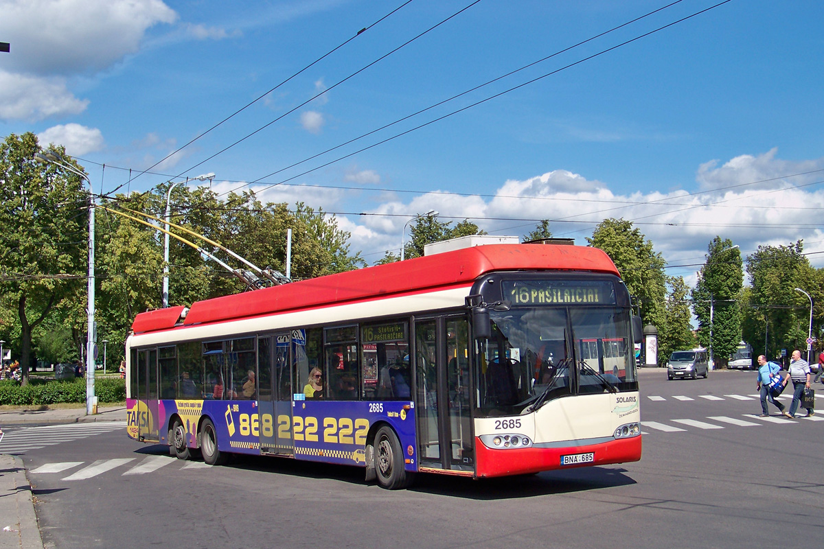 Vilnius, Solaris Trollino II 15 AC # 2685 Vilnius, Solaris Trollino II 15 AC # 2685