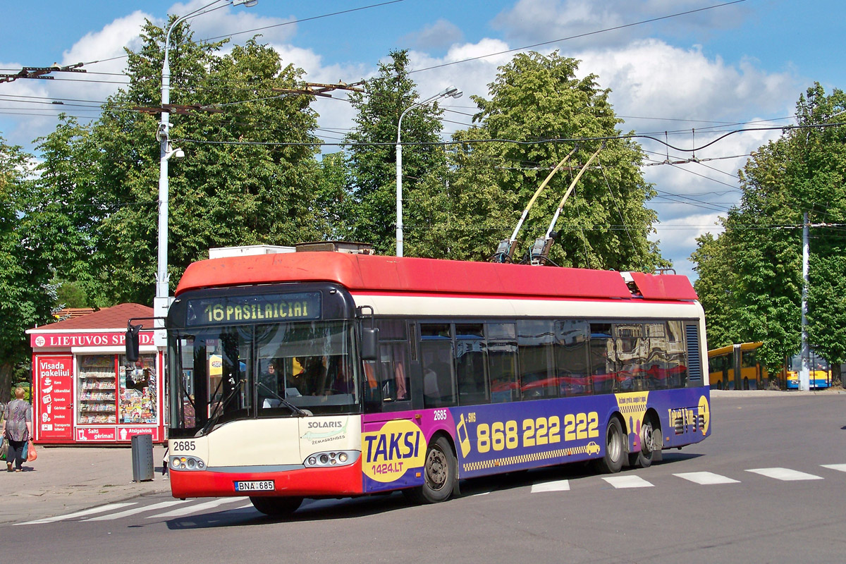 Vilnius, Solaris Trollino II 15 AC # 2685 Vilnius, Solaris Trollino II 15 AC # 2685